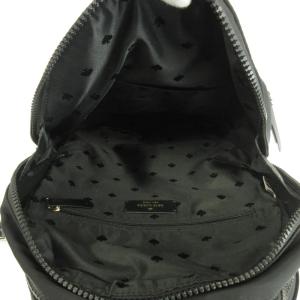 kate spade new york リュックサック バックパック デイパック ナイロン レザー ロゴ シルバー金具 黒 ブラック /XZ GY18