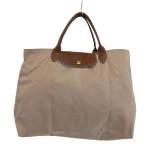 ル プリアージュ Le Pliage ハンドバッグ トート ナイロン レザー 折りたたみ ロゴ ピンク