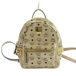 MMK5AVE92IG001 リュックサック ヴィセトス柄 PVCレザー ベージュ