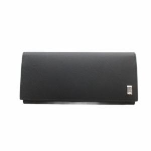 PLAIN 長財布 ウォレット レザー ロゴ 黒 ブラック GY18 /MQ