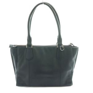 COLE HAAN トートバッグ ハンド レザー 紺 ネイビー /SS OS GY18
