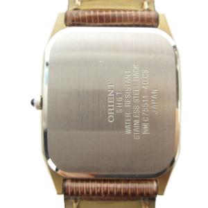 ORIENT C75511-40 Chandor シャンドール 腕時計 ウォッチ クォーツ レザーベルト ゴールド色