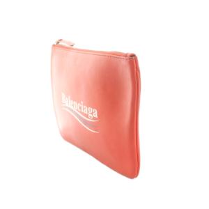 BALENCIAGA セカンドバッグ クラッチバッグ レザー 赤 /MI OH GY17