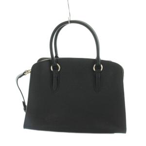 COACH 73568 ハンドバッグ ショルダー 2WAY レザー ロゴ 黒 ブラック GY18 /MQ