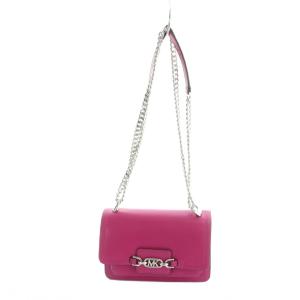 ショルダーバッグ ハンド チェーンショルダー レザー ロゴ ピンク GY18 /MQ