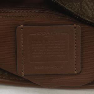 COACH トートバッグ ショルダー シグネチャー PVC レザー ブラウン F58292 /YO11 GY18