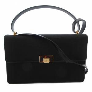 ハンドバッグ ショルダー 2WAY ブラック