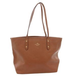 ハンドバッグ 手提げ 肩掛け ロゴ レザー 茶 ブラウン F58846 /FF GY18