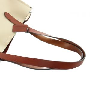 COACH CH757 トートバッグ 型押しロゴ ブラウン ベージュ