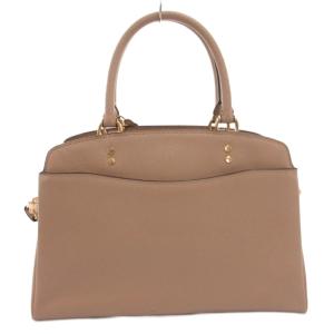 COACH ハンドバッグ ショルダー 2WAY PVC レザー ロゴ ベージュ 91493 /FF GY11