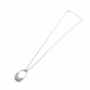 SWAROVSKI ネックレス アクセサリー ペンダント オーバル ラインストーン シルバー色 GY18 /MQ