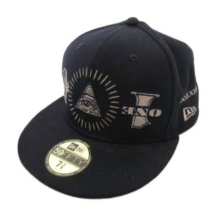 59FIFTY キャップ 帽子 ロゴ刺繍 7 8/3 紺 ネイビー /FF GY18