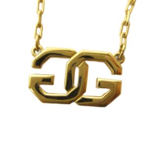 ネックレス アクセサリー ペンダント Gロゴ 刻印 ゴールド色 GY18 /MQ