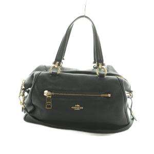 2WAY ショルダーバッグ ハンドバッグ レザー 濃紺 24769 /MI GY18