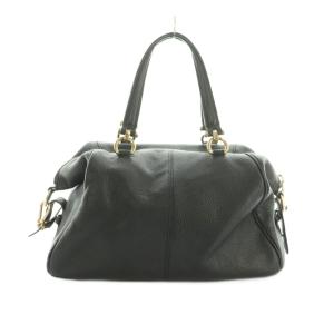 COACH 2WAY ショルダーバッグ ハンドバッグ レザー 濃紺 24769 /MI GY18