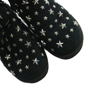 UGG australia ジミーチュウ F23010H ショートブーツ スタッズ US7 ブラック