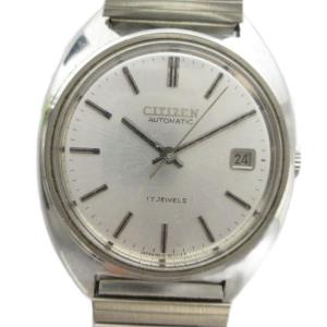 4-820096TA 腕時計 ウォッチ クォーツ カレンダー付き ロゴ シルバー色