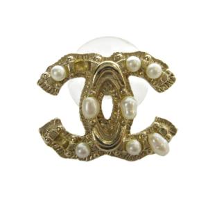 ピアス アクセサリー 片耳のみ パール 真珠 ココマーク ゴールド色 GY18 /MQ OH