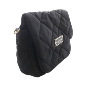 MARC JACOBS ショルダーバッグ ナイロン ロゴ キルティング 黒 ブラック /SR GY17