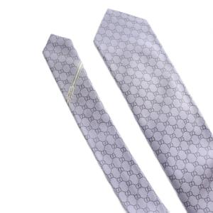 GUCCI ネクタイ レギュラータイ GG柄 総柄 シルク 紫 パープル /SS OS OH GY18