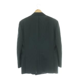 YVES SAINT LAURENT テーラードジャケット ブレザー ダブル ウール メタルボタン 背抜き AB5 ネイビー /CX OS GY11