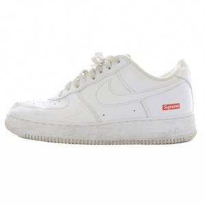 SUPREME Air Force 1 Low White スニーカー US9 ホワイト