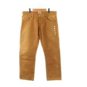 ×uniform experimen ワークパンツ ペインターパンツ フラグメントデザイン 34 ブラウン