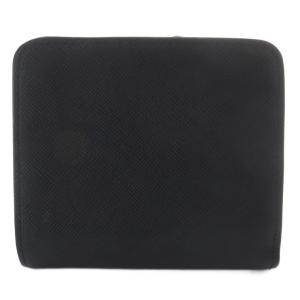 PAUL SMITH 財布 二つ折り L字ファスナー レザー ブラック /YO31 GY18