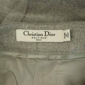 Christian Dior パンツ スラックス ウール USA 2 グレー 6A12044170 /MY OS GY18