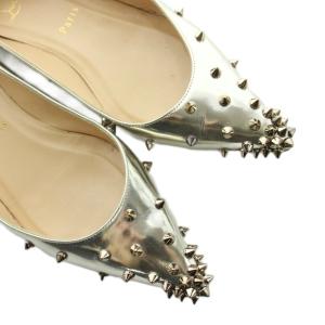 Christian Louboutin パンプス スタッズ 36 シルバーカラー