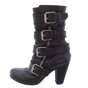 Chloe ショートブーツ レザー 37 ブラック