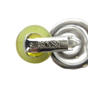 SWAROVSKI イヤリング 片方のみ アクセサリー クリップ式 ビジュー シルバー色 GY11 /MQ