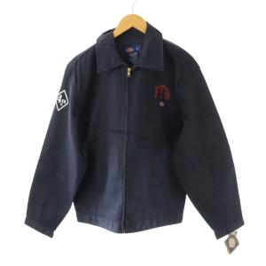 ワークジャケット アイゼンハワージャケット ロゴ M ネイビー JT75DN /DF GY18