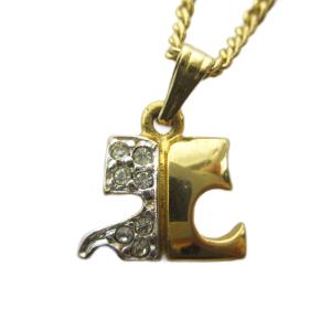 ネックレス アクセサリー ペンダント ロゴ ゴールド色 GY18 /MQ