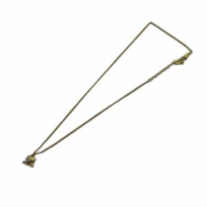courreges ネックレス アクセサリー ペンダント ロゴ ゴールド色 GY18 /MQ