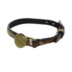 ブレスレット アクセサリー バングル ハラコレザー ベルト 茶 ブラウン GY11 /MQ OH