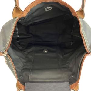 Longchamp ル プリアージュ Le Pliage トートバッグ ハンド ナイロン レザー 折りたたみ エッフェル塔