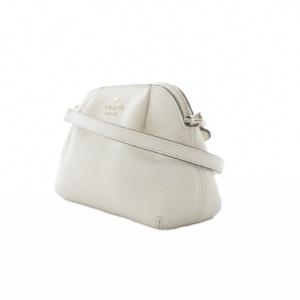kate spade new york ショルダーバッグ レザー 本革 白 ホワイト ロゴ GY18 /RI OS