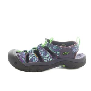 KEEN サンダル 総柄 US9 27.0cm 紫 マルチカラー /MI GY18