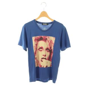 Tシャツ カットソー 半袖 S 青 /HK GY18