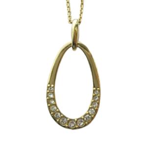 ヴァンドームブティック VENDOME BOUTIQUE ネックレス アクセサリー ペンダント ラインストーン