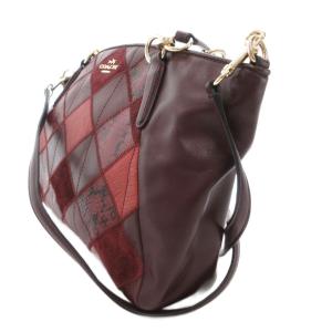 COACH ショルダーバッグ ハンド 2way レザー 切替 ロゴ 茶 ブラウン F56848 /FF GY18
