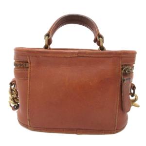 COACH 9955 ショルダーバッグ レザー 円形 茶 ブラウン /JS GY18