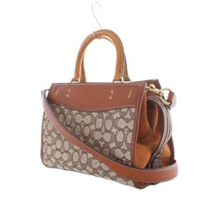COACH Rogue25 ショルダーバッグ 3way ブラウン ベージュ