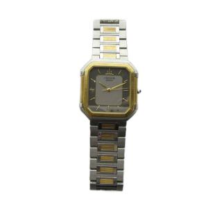 SEIKO 8J81-5010 CREDOR 腕時計 クォーツ スクエア シルバーカラー