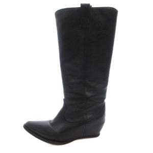 Martin Margiela 22 ロングブーツ レザー 36 ブラック