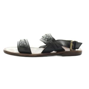 BOTTEGA VENETA イントレチャート サンダル 41 ブラック