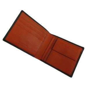 DIESEL HIRESH S 財布 二つ折り レザー ロゴ シルバー金具 黒 ブラック /XZ GY18