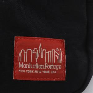 Manhattan Portage ショルダーバッグ ワンショルダー ロゴ ナイロン ブラック /YO37 GY11