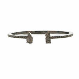 SWAROVSKI バングル アクセサリー ブレスレット クリスタル シルバー色 GY18 /MQ